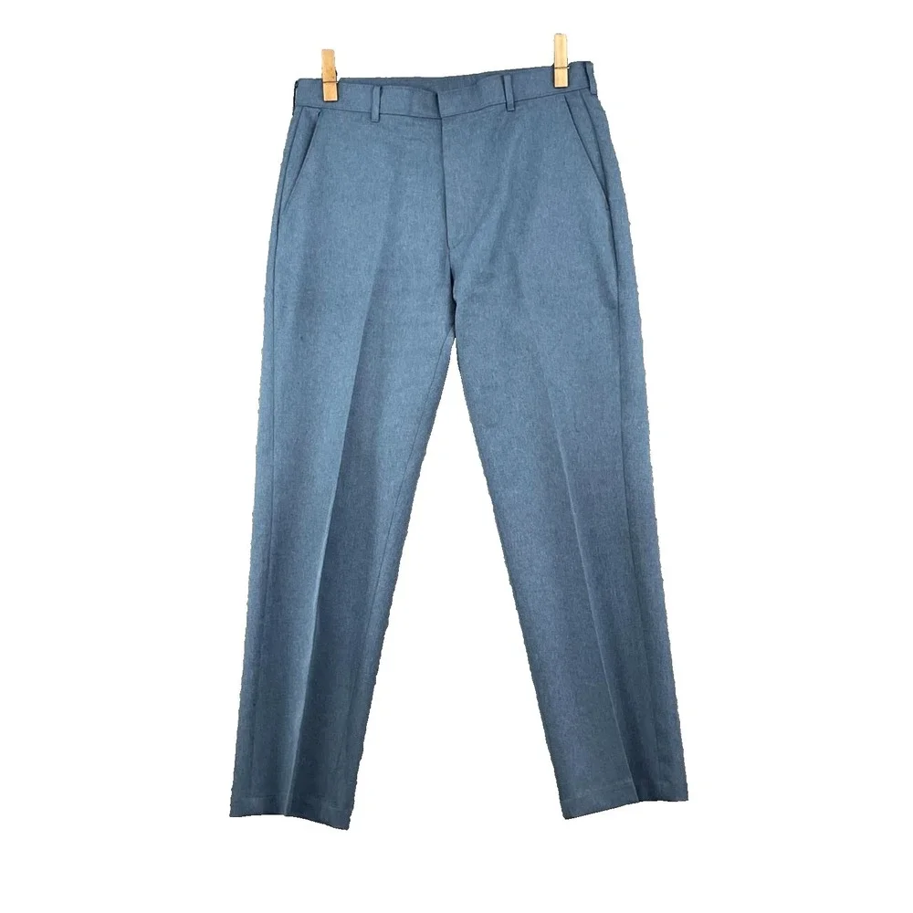 Vintage Levi's Action Slacks Men 34x30* Blue Classic Business Career Dress Pants